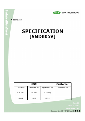 SMDB05V Datasheet PDF SEOUL SEMICONDUCTOR