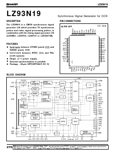 LZ93N19 Datasheet PDF Sharp Electronics