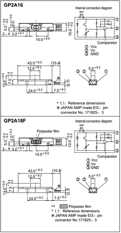 GP2A16 Datasheet PDF Sharp Electronics