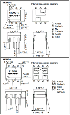 S12MDIP Datasheet PDF Sharp Electronics