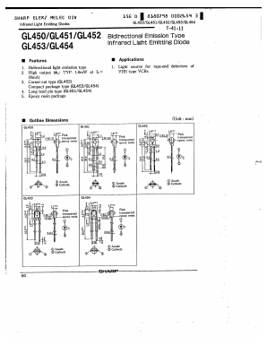 GL451 Datasheet PDF Sharp Electronics
