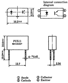 PC511 Datasheet PDF Sharp Electronics
