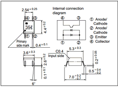 PC354N1T_ Datasheet PDF Sharp Electronics