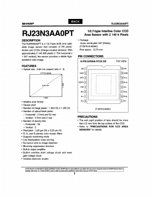 RJ23N3AA0PT Datasheet PDF Sharp Electronics