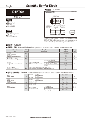 D1FT6A Datasheet PDF Shindengen