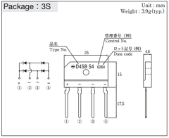 D4SBS4 Datasheet PDF Shindengen