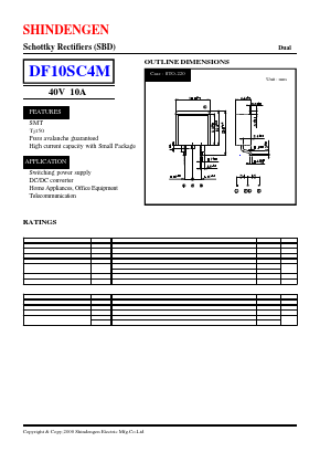 DF10SC4M Datasheet PDF Shindengen