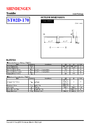 ST02D-170 Datasheet PDF Shindengen