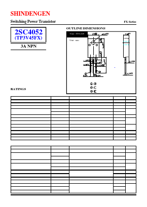 C4052 Datasheet PDF Shindengen