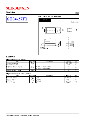 ST04-27F1 Datasheet PDF Shindengen