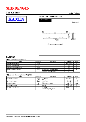 KA3Z18 Datasheet PDF Shindengen