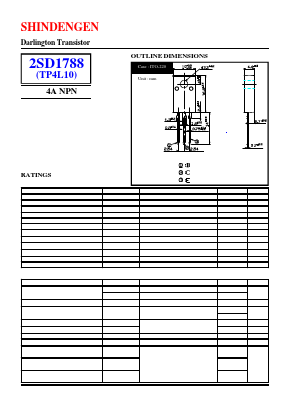 D1788 Datasheet PDF Shindengen