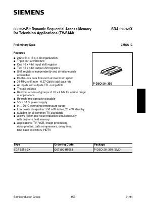 Q67100-H5063 Datasheet PDF Siemens AG