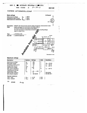 C67078-A3204-A2 Datasheet PDF Siemens AG