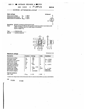 C67078-A1609-A2 Datasheet PDF Siemens AG