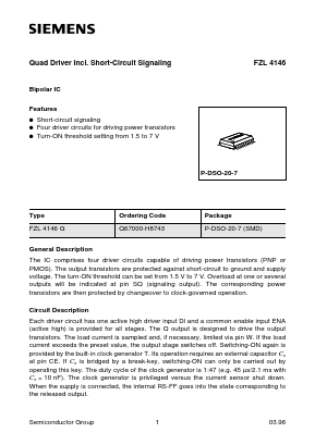 Q67000-H8743 Datasheet PDF Siemens AG