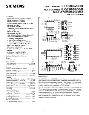 ILD620 Datasheet PDF Siemens AG
