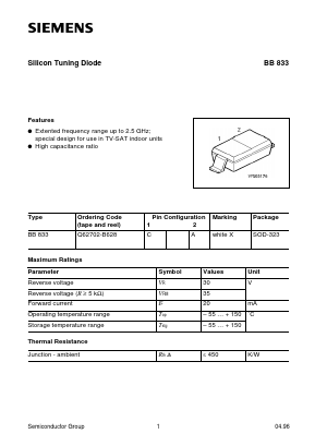 Q62702-B628 Datasheet PDF Siemens AG