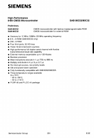 SAB80C52-P-T40_85 Datasheet PDF Siemens AG