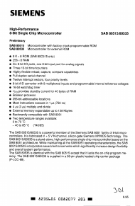 SAB80535-N-T40 Datasheet PDF Siemens AG