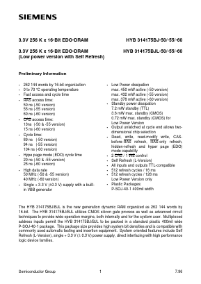 Q67100-Q2148 Datasheet PDF Siemens AG