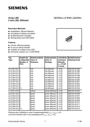 Q62703-Q1495 Datasheet PDF Siemens AG