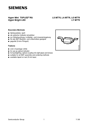 LAM776-P Datasheet PDF Siemens AG