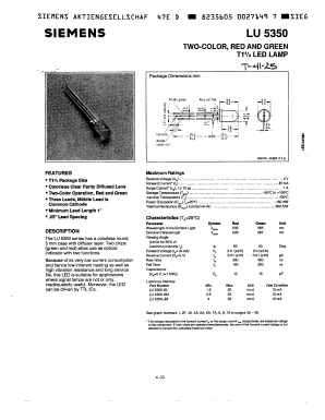 LU5350-JM Datasheet PDF Siemens AG