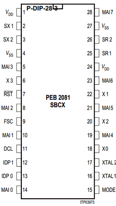 PEB2081P Datasheet PDF Siemens AG