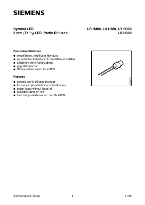 LGH380-GK Datasheet PDF Siemens AG