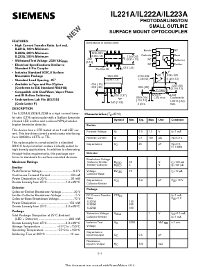IL221 Datasheet PDF Siemens AG