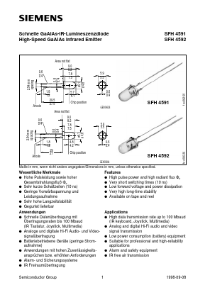 SFH4592 Datasheet PDF Siemens AG