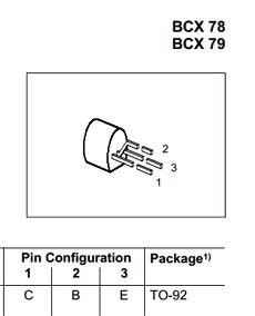 BCX79-VII Datasheet PDF Siemens AG