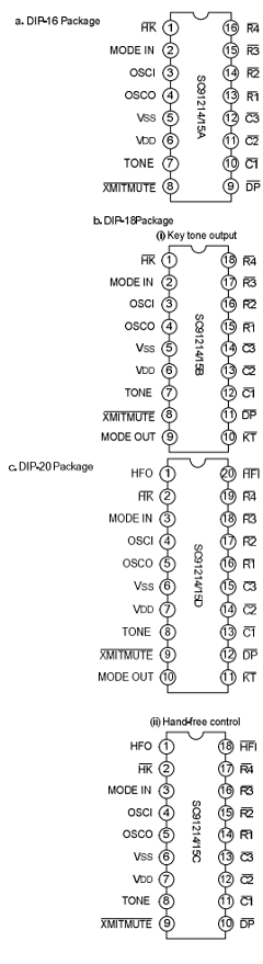 SC91214/15A Datasheet PDF Silan Microelectronics
