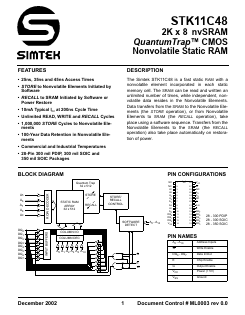 STK11C48-P25 Datasheet PDF Simtek Corporation