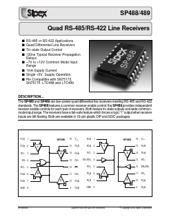 SP488 Datasheet PDF Signal Processing Technologies