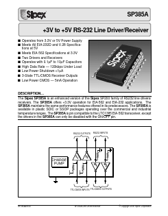 SP385A Datasheet PDF Signal Processing Technologies