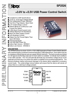 SP2526EP-2 Datasheet PDF Signal Processing Technologies