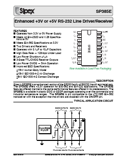 SP385EEA Datasheet PDF Signal Processing Technologies
