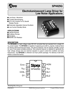 SP4425Q Datasheet PDF Signal Processing Technologies