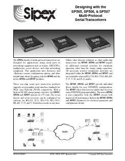 SP505AN Datasheet PDF Signal Processing Technologies