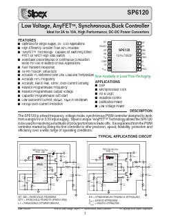 SP6120 Datasheet PDF Signal Processing Technologies