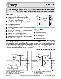 SP6120EY-L/TR Datasheet PDF Signal Processing Technologies