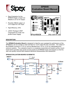 SP6648EB Datasheet PDF Signal Processing Technologies