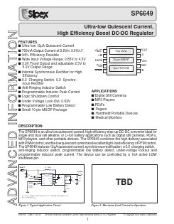 SP6649EU Datasheet PDF Signal Processing Technologies
