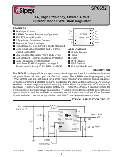 SP6652ER Datasheet PDF Signal Processing Technologies