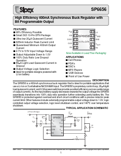 SP6656 Datasheet PDF Signal Processing Technologies