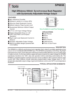 SP6656ER3 Datasheet PDF Signal Processing Technologies