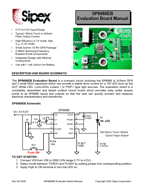 SP6686EB Datasheet PDF Signal Processing Technologies