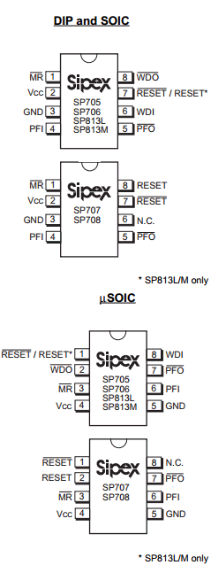 SP813LCP Datasheet PDF Signal Processing Technologies